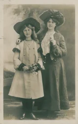 Celebrities of the Stage: Miss Phyllis and Miss Zena Dare, c.1903-08